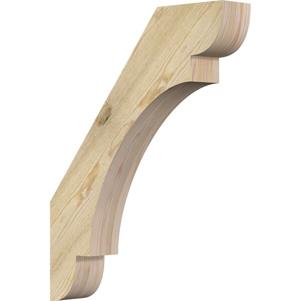 Ekena Millwork 4"W x 22"D x 28"H Olympic Rough Sawn Knee Brace, Douglas Fir BRC04X22X28OLY00RDF - main